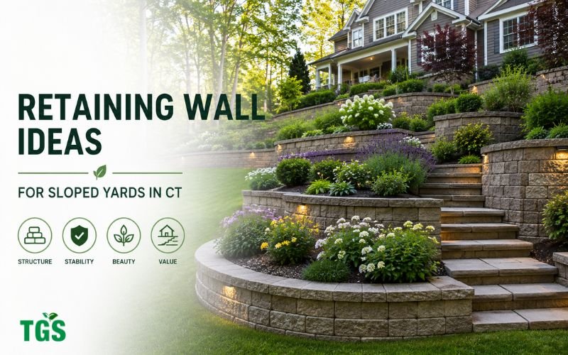 Retaining Wall Ideas for Sloped Yards in CT