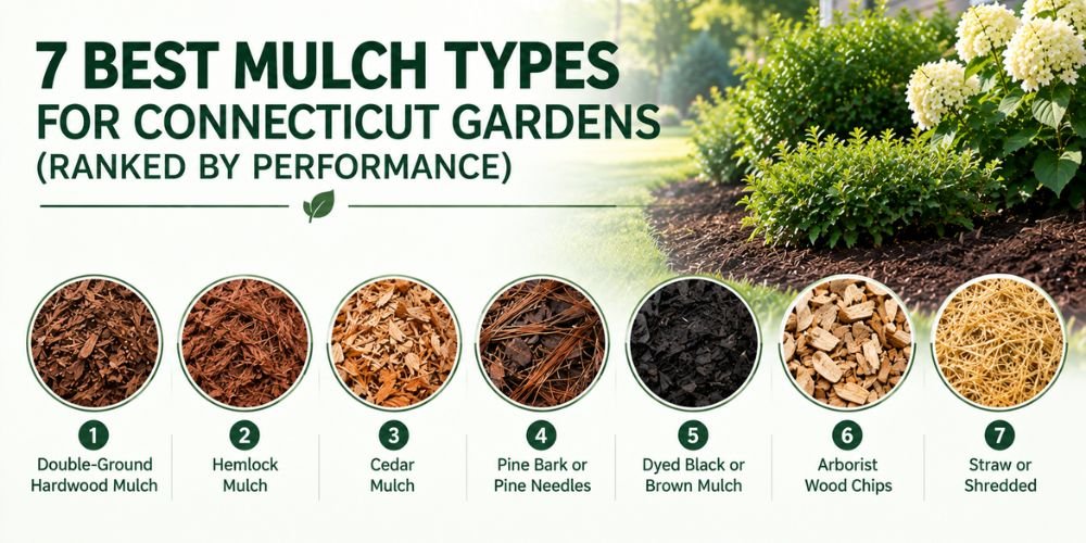 7 Best Mulch Types for Connecticut Gardens