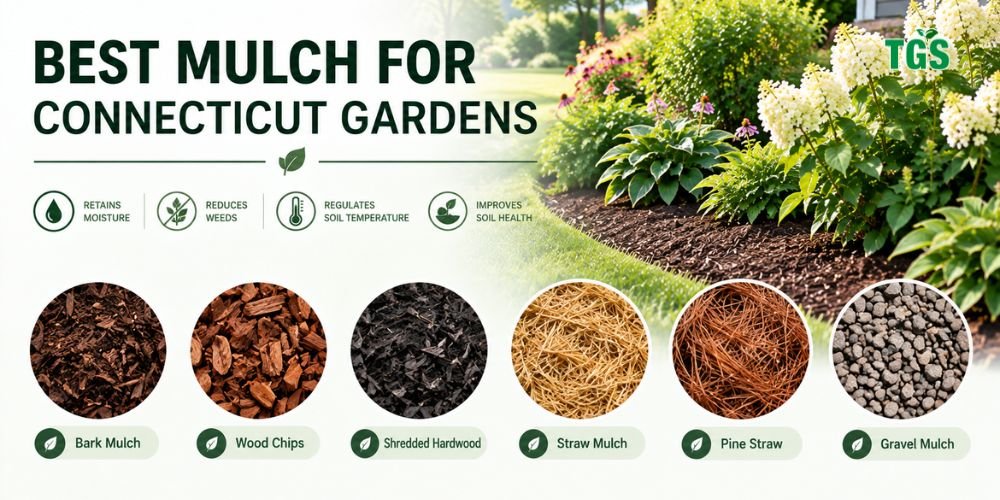 Best Mulch for Connecticut Gardens