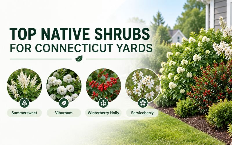 Top Native Shrubs for Connecticut Yards