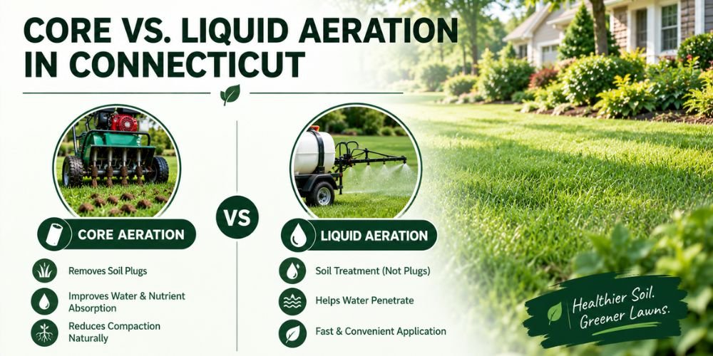 Core vs Liquid Aeration in Connecticut
