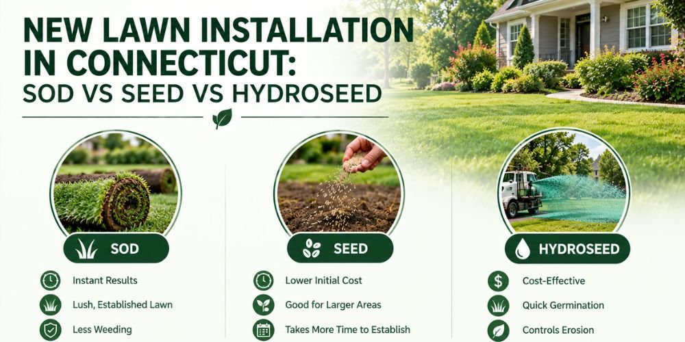 Sod vs seed installation