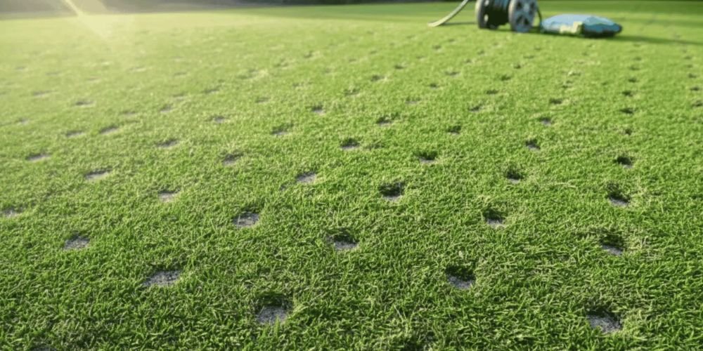 best time to aerate a lawn in ct