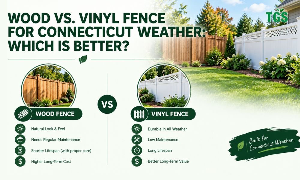 wood vs vinyl fence in CT